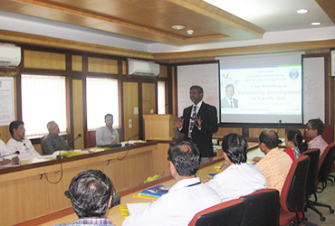 Team synergy simulation and training at Administrative Training Institute, Department of Atomic Energy, Mumbai