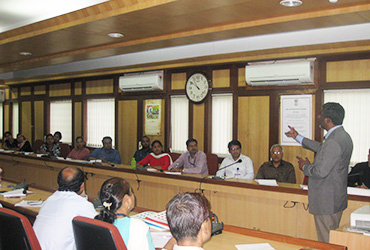 Communication lab session at Administrative Training Institute, Department of Atomic Energy, Mumbai