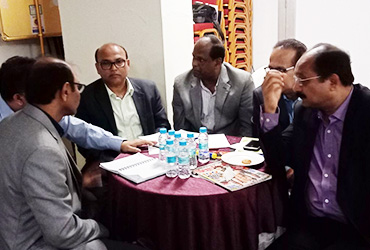 Participants engaged in professional development at Balmer Lawrie Annual Strategy Meet, Shillong
