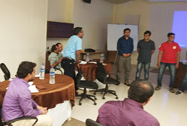 Team synergy simulation and training at Balmer Lawrie & Co. Ltd, Taloja