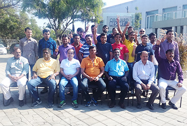 Trust and energy building corporate workshop at Balmer Lawrie & Co. Ltd, Taloja