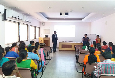 Team synergy simulation and leadership exercise at BARC Hospital, Mumbai