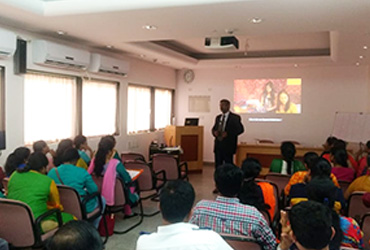 Communication lab and interactive management session at BARC Hospital, Mumbai