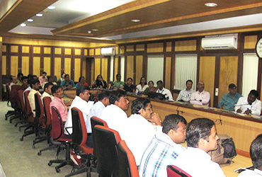 Communication lab and interactive management session at BARC, Mumbai