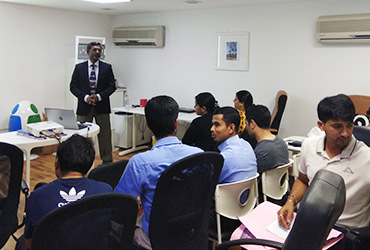 Team synergy simulation and leadership workshop at Blue Stream Environmental Technology LLC, Dubai