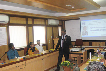Team synergy simulation and leadership exercise at Department of Atomic Energy, Govt. of India