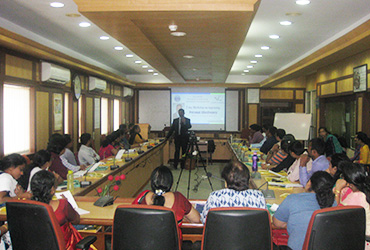 Communication lab session at Department of Atomic Energy, Govt. of India
