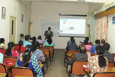 Communication lab session at Department of Atomic Energy, Govt. of India