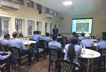 Communication lab session at Navin Fluorine, Surat