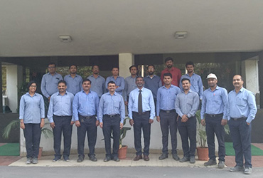 Trust and energy building workshop at Navin Fluorine, Surat
